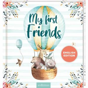 arsEdition Freundebuch My First Friends Watercolour Animals English Edition