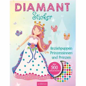 arsEdition Diamantsticker Anziehpuppen Prinzessinnen und Prinzen