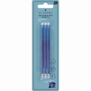 InterDRUK Ersatzminen für Stifte BEBE 0,7mm blau 3 Stück