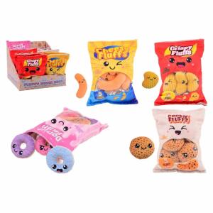 Plüsch Snackbeutel 4fach sortiert