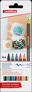 Porzellanpinselstift 4200 sortiert 6St Set vivid