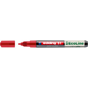 Wasserbasierter Lackmarker 51 rot