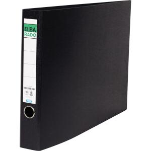 ELBA Ordner Hartpappe A3 quer 5,5cm aufgeklebtes Etikett schwarz