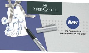 Faber Castell Füller Grip Topper+Testblock Display