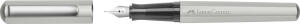 Faber Castell Füller Hexo silber matt Feder EF