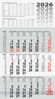 2026 Glocken Wandkalender 30x52cm 3M/1S
