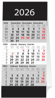 2026 ADINA Kleiner Dreimonatskalender sw mit...