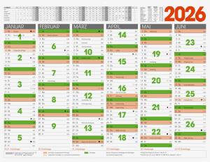 2026 Brunnen Tafelkalender XL