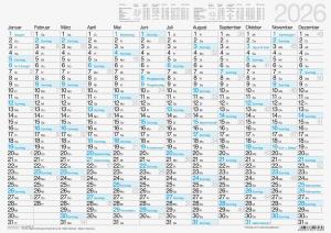 2026 Brunnen Tafelkalender A3 quer 4061947141832
