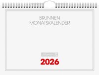 2026 Brunnen Monatskalender 297×210 mm