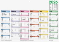 2026 Brunnen Tafelkalender DATAline A4 quer