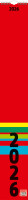 2026 Brunnen Streifenkalender 130×910 mm rot