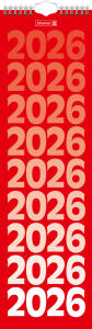 2026 Brunnen Streifenkalender 130×450 mm