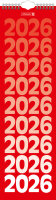 2026 Brunnen Streifenkalender 130×450 mm