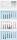 2026 Brunnen 3-Monatskalender blau 320×740 mm