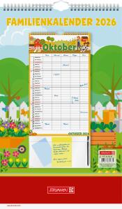 2026 Brunnen Familienkalender „Graphics“ 250×415 mm