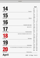 2026 Brunnen Abreißkalender Nr. 25 105×146 mm
