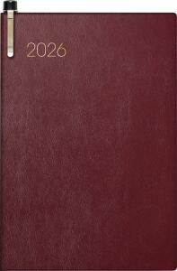 2026 Brunnen Taschenkalender 723 A7 bordeaux