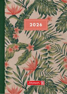 2026 Brunnen Taschenkalender 731 „Tropical“ A6 Papier