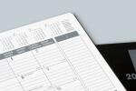 2026 Brunnen Buchkalender Premium 739 „SlimLine“ 170×240mm