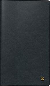 2026 Brunnen Taschenkalender 746 A6 Leder sw