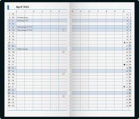 2026 Brunnen Taschenkalender 750 A6 blau
