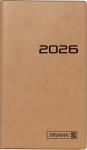 2026 Brunnen Taschenkalender 753 A6 braun