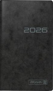 2026 Brunnen Taschenkalender 753 A6 sw