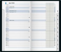 2026 Brunnen Taschenkalender 753 A6 petrol