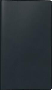 2026 Brunnen Taschenkalender 755 A6 quer Leder sw