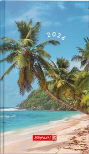 2026 Brunnen Taschenkalender 756 „Beach“ A6 Papier