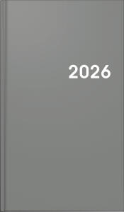 2026 Brunnen Taschenkalender 756 A6 grau