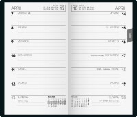 2026 Brunnen Taschenkalender 758 A6 braun