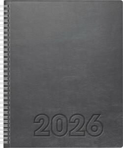 2026 Brunnen Buchkalender Manager Wt 7 210×260 mm grau