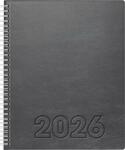 2026 Brunnen Buchkalender Manager Wt 7 210×260 mm grau