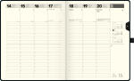 2026 Brunnen Buchkalender Kompagnon 761 66 210×260 mm sw