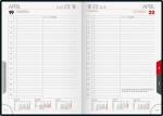 2026 Brunnen Buchkalender 765 A5 Leder sw