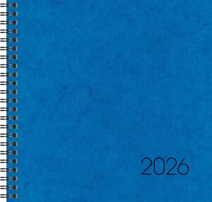 2026 Brunnen Buchkalender 766 210×205 mm blau