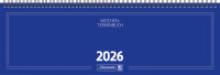 2026 Brunnen Querterminbuch 775 420×137 mm blau