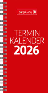2026 Brunnen Vormerkbuch 780 100×207 mm rot