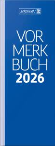 2026 Brunnen Vormerkbuch 784 108×297 mm Papier blau