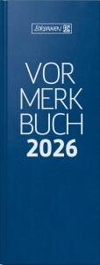 2026 Brunnen Vormerkbuch 786 110×297 mm blau