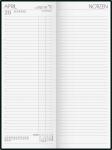 2026 Brunnen Vormerkbuch 786 110×297 mm blau