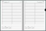 2026 Brunnen Buchkalender 787 A4 sw 4061947144444