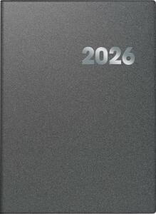 2026 Brunnen Buchkalender 789 A4 grau