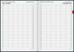 2026 Brunnen Buchkalender 789 A4 grau 4061947144468