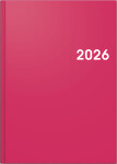 2026 Brunnen Buchkalender 795 A5 Papier pink
