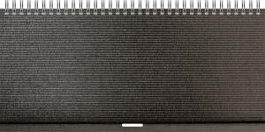 2026 Brunnen Querterminbuch 870 285×120 mm sw