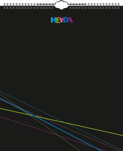 2026 Heyda Bastel- und Fotokalender immerwährend 297×350 mm sw
