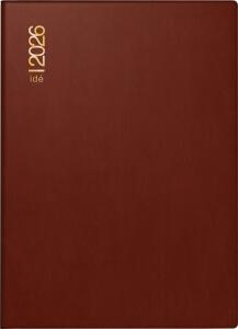 2026 Rido Taschenkalender perfect/Technik I A6 bordeaux